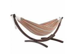Cameo - Sunbrella hængekøje på træstativ - dobbelt